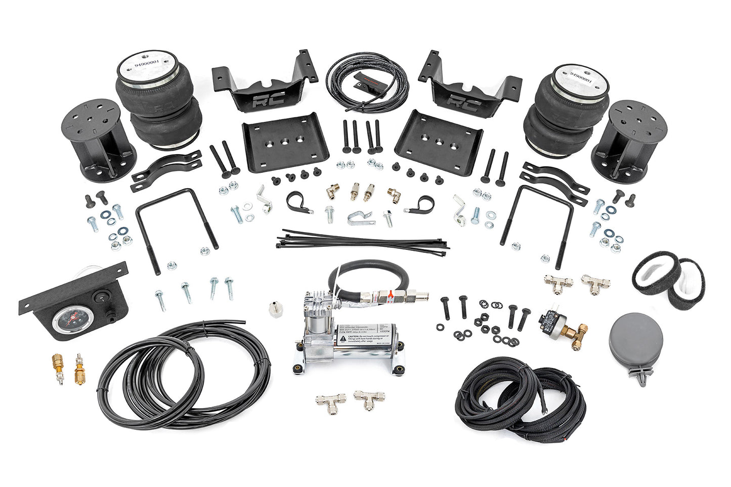 Air Spring Kit W Compressor - 5 Inch Lift Kit - Chevy GMC 1500 (07-18)