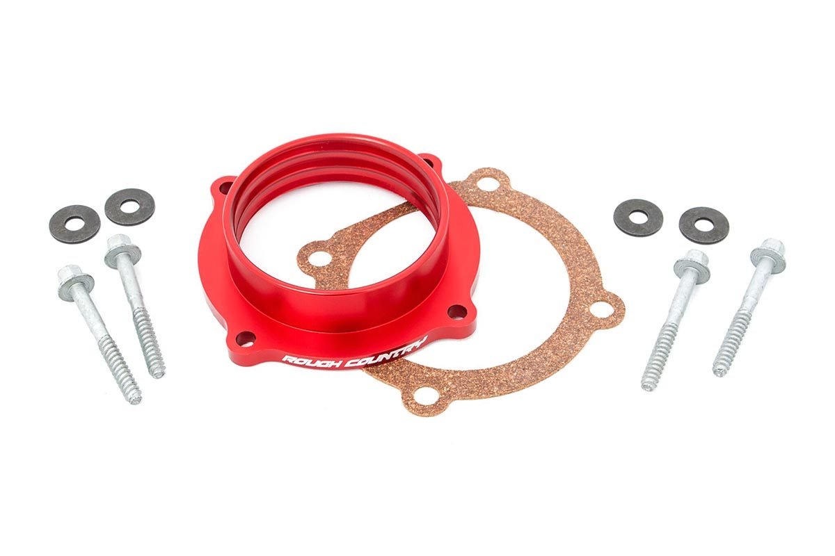 Rough Country 3.6L Throttle Body Spacer Kit - Jeep Gladiator JT Wrangler JK & JL 4WD