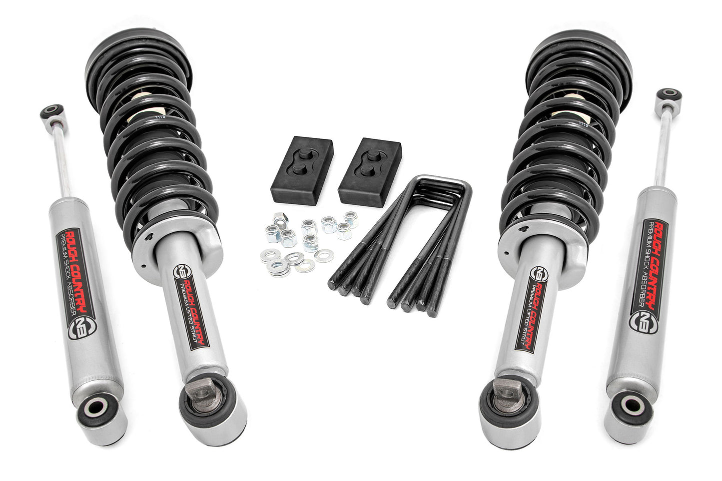 Rough Country 2 Inch Lift Kit - N3 Struts N3 - Ford F-150 4WD (2014-2020)