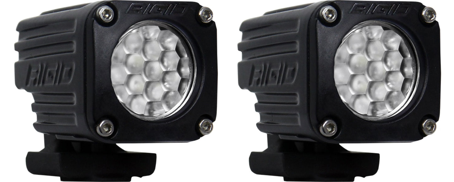 RIGID Ignite Back-Up Kit Diffused Lens Surface Mount Black Housing Pair