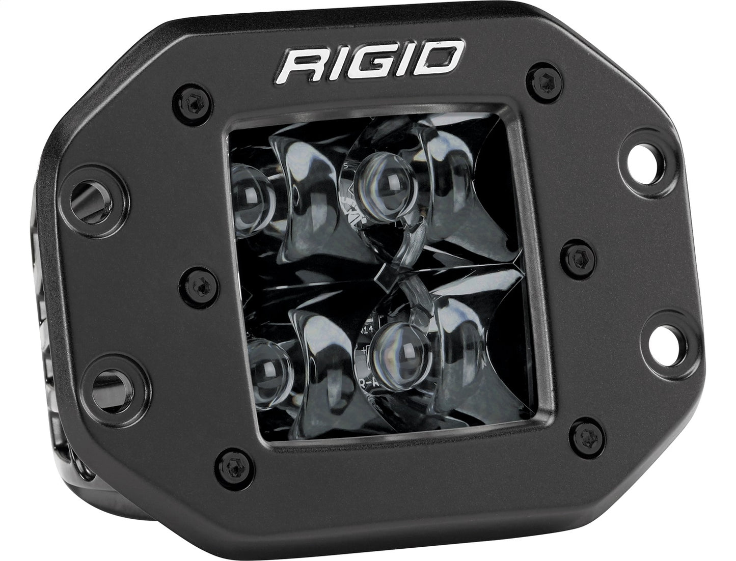 RIGID D-Series PRO Midnight Edition Spot Optic Flush Mount Pair