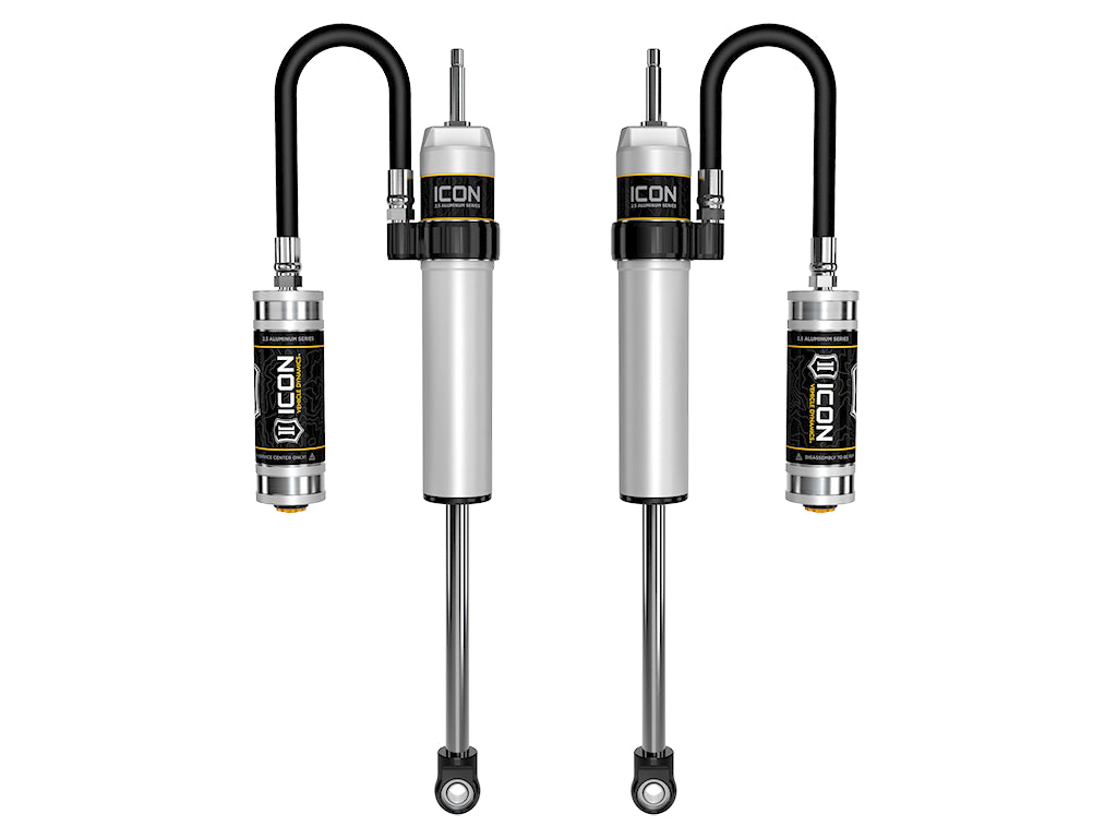 ICON 2007-2014 Toyota FJ Cruiser/2003-2023 Toyota 4Runner/2003-2023 Lexus GX 1-3” Lift Rear 2.5 VS Remote Reservoir Shocks Pair