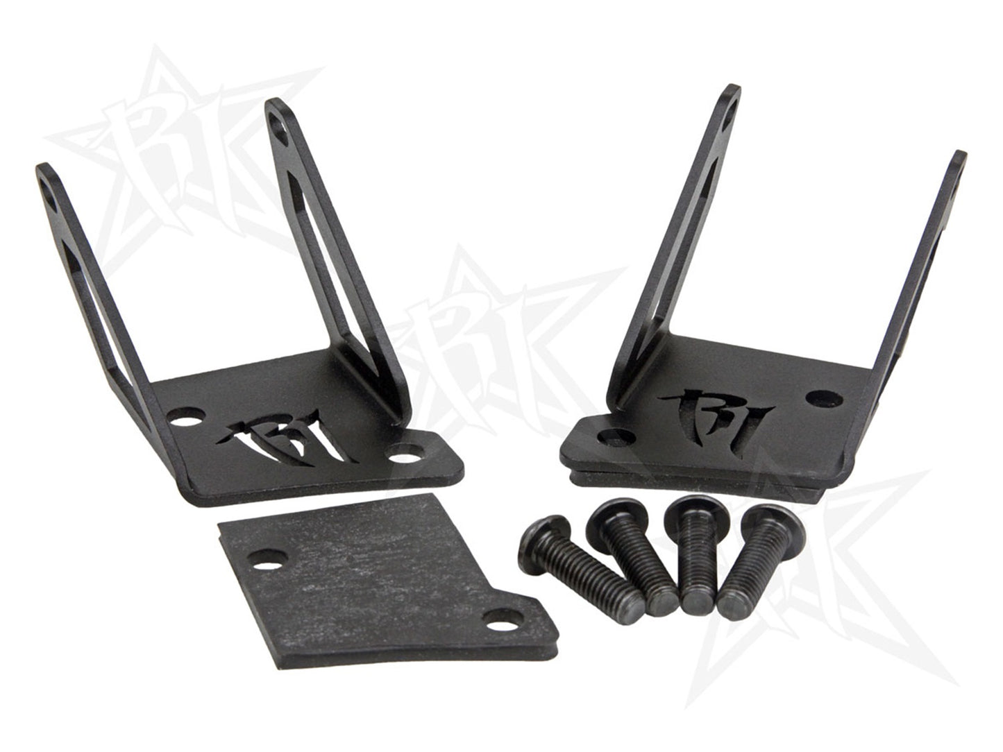 RIGID 2007-2015 Jeep JK A-Pillar Mount Kit Fits D-Series Or Radiance POD Lights