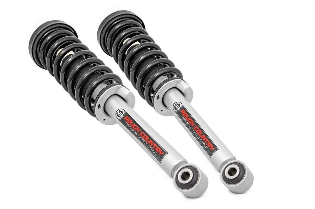Rough Country Loaded Strut Pair - 6 Inch - Ford F-150 4WD (2009-2013)