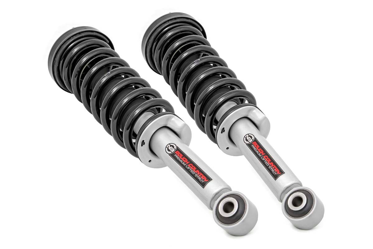 Rough Country Loaded Strut Pair - 6 Inch - Nissan Frontier 4WD (2005-2023)