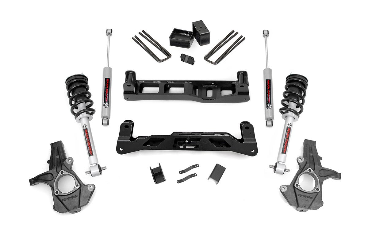 5 Inch Lift Kit - Cast Steel - N3 Struts - Chevy GMC 1500 (14-17)