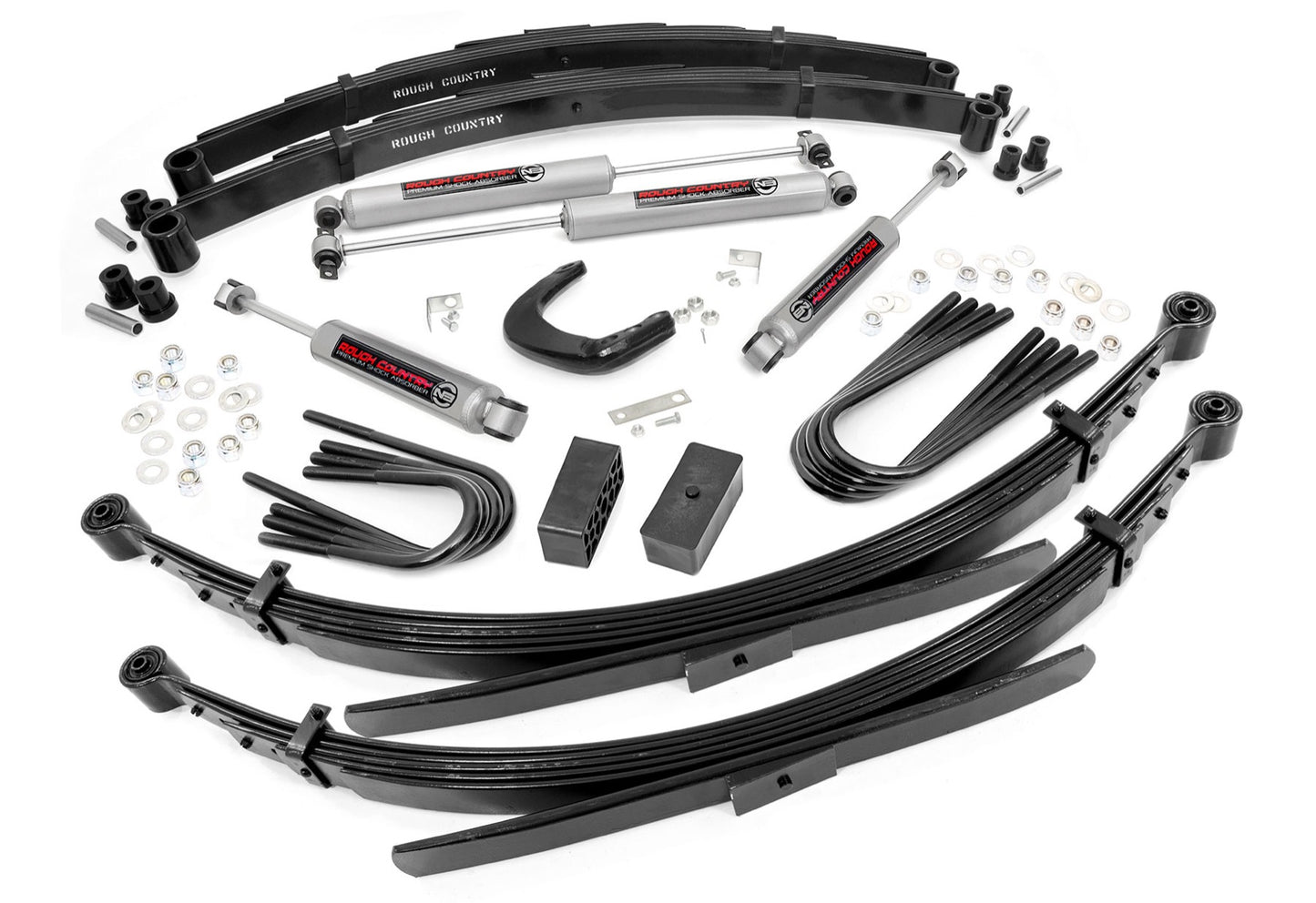 6 Inch Lift Kit - 52 Inch Rear Springs - Chevy GMC 3 4-Ton Suburban C25 K25 Truck (73-76)