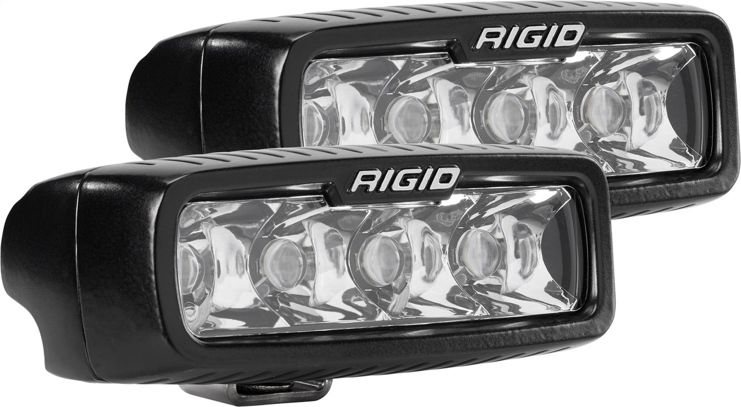 RIGID SR-M Series PRO Spot Optic Surface Mount Black Housing Pair