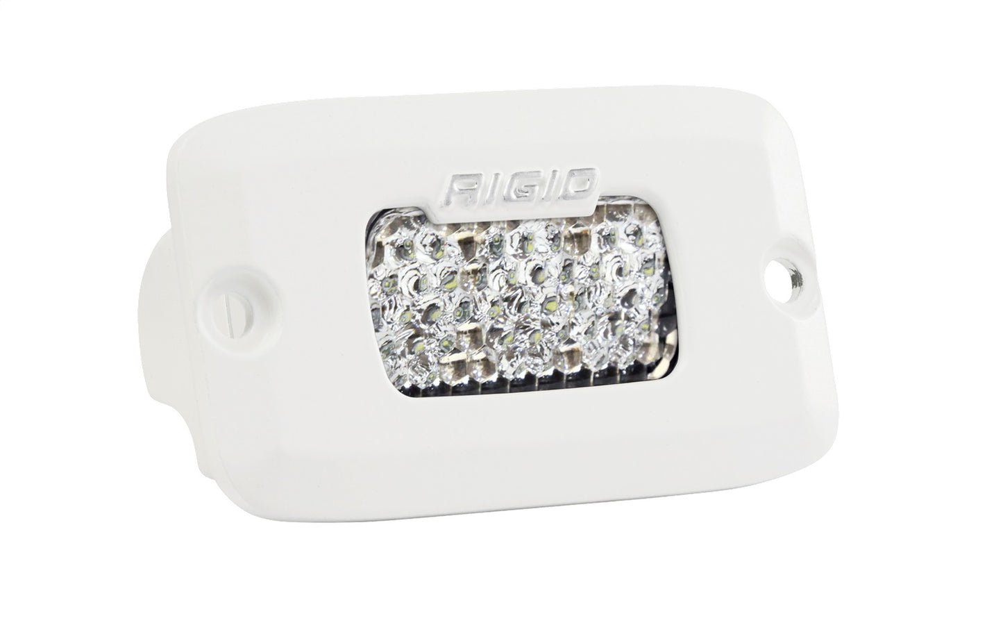 RIGID SR-M Series PRO Flood Diffused Flush Mount White Housing Single