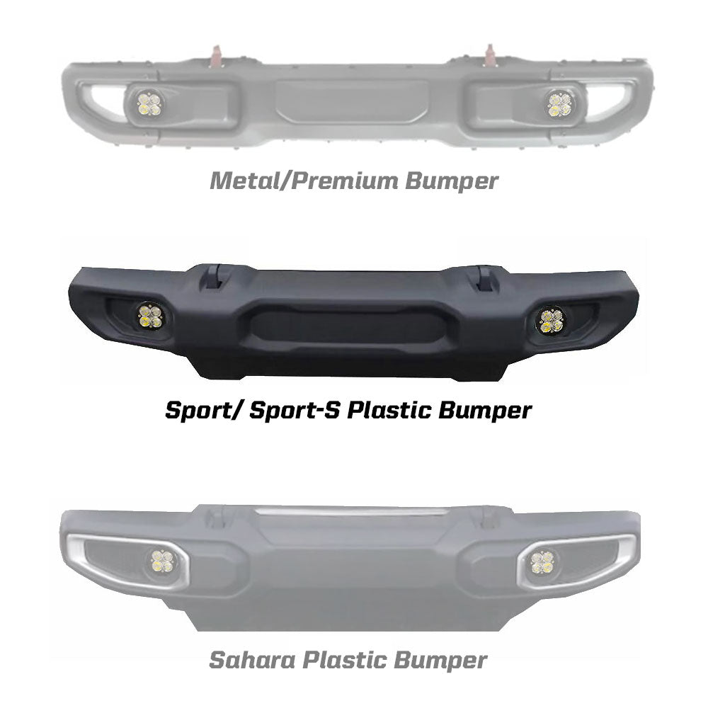 Baja Designs - 447722 - Squadron-R SAE Fog Pocket Light Kit