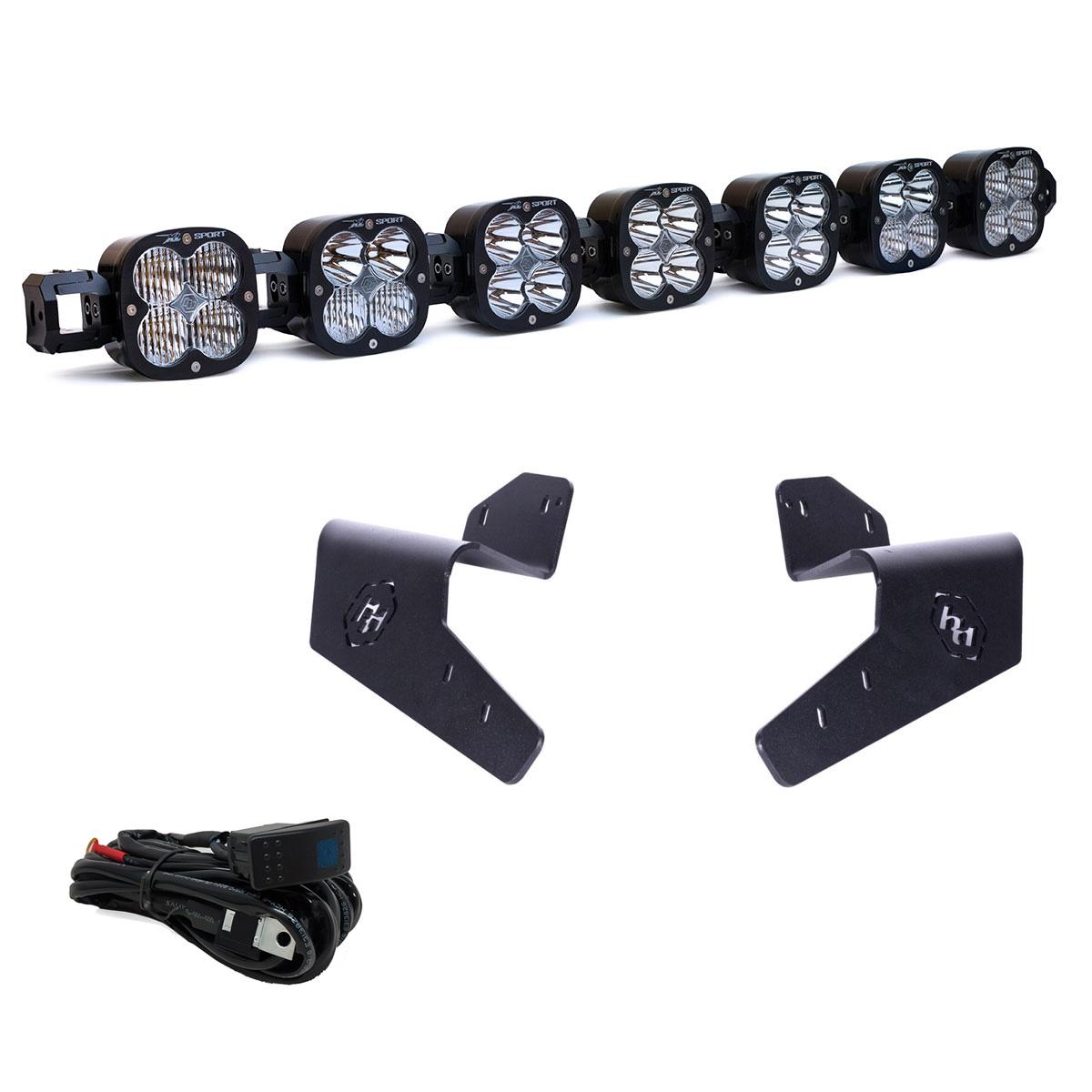 Can-Am Maverick R 7XL Linkable Roof Mount Kit - Light Pattern: Multi-Pattern; Color: Clear
