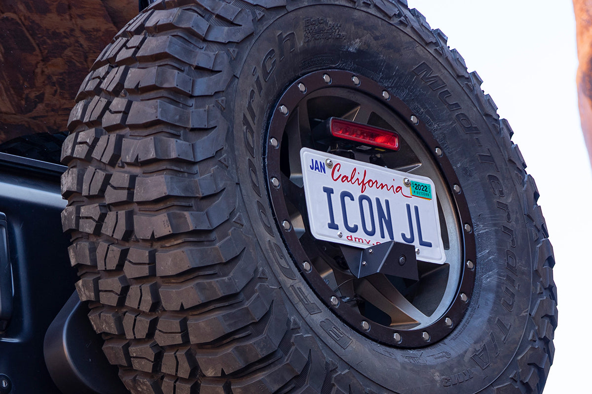 JL LICENSE PLATE RELOCATION KIT