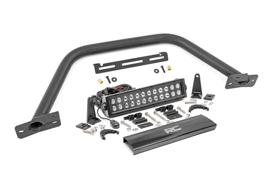 Safari Bar - 12 In. LED Light Bar - Black - Dual Row - OE Modular Steel - Ford Bronco (21-23)