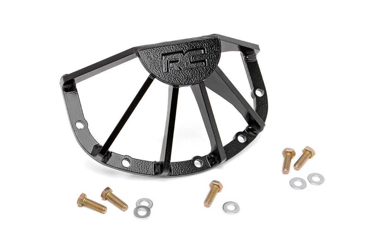 Rough Country Diff Guard - Front - Dana 30 - LP - Jeep Cherokee XJ Comanche MJ Wrangler JK Wrangler TJ