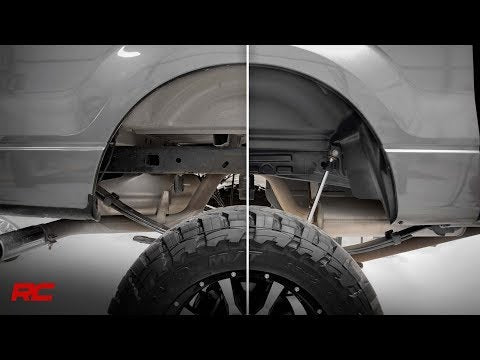 Rough Country Rear Wheel Well Liners - GMC Sierra 1500 2WD 4WD (1999-2006 & Classic)