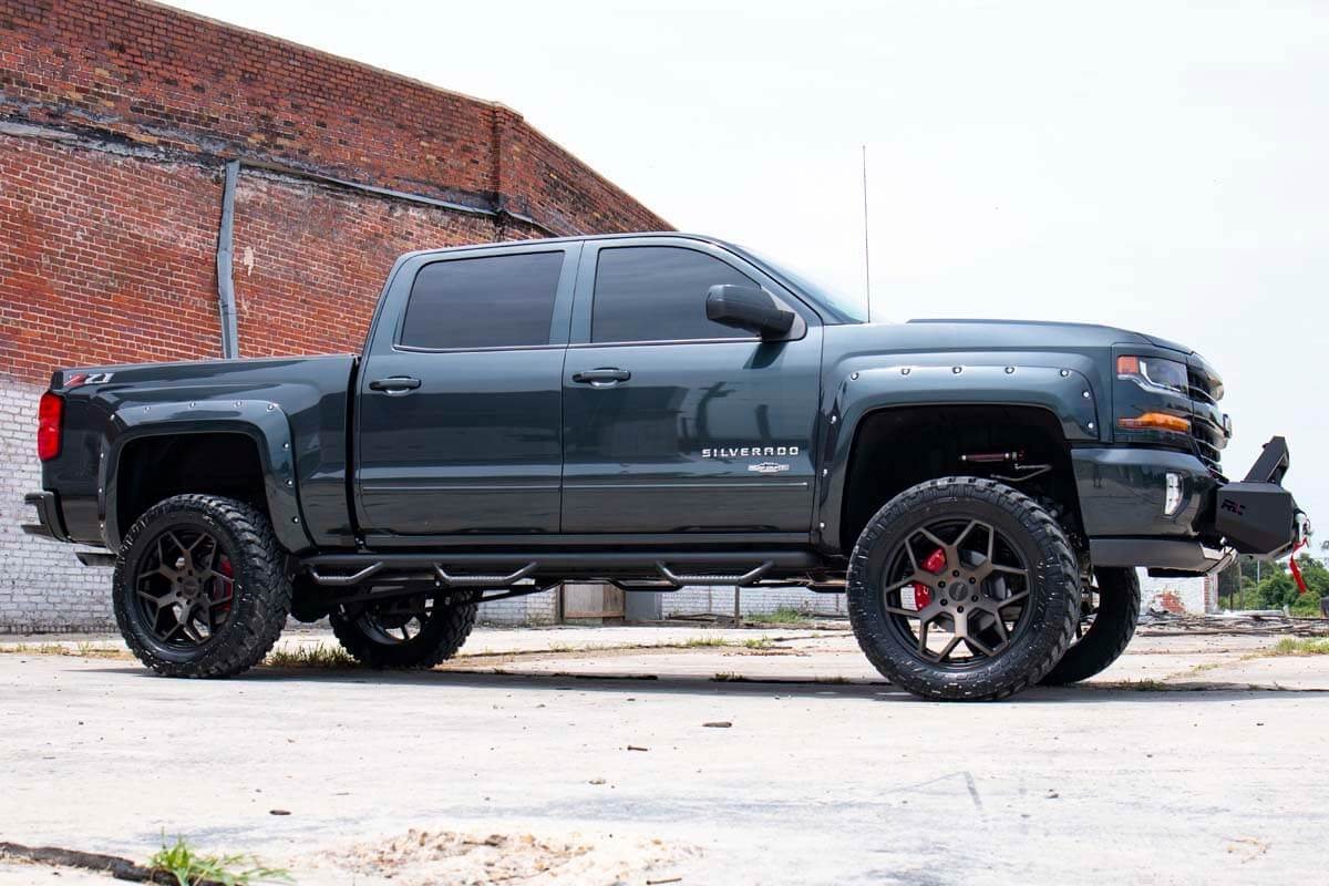 7 Inch Lift Kit - Bracket - Vertex V2 Shks - Chevy GMC 1500 (14-16)
