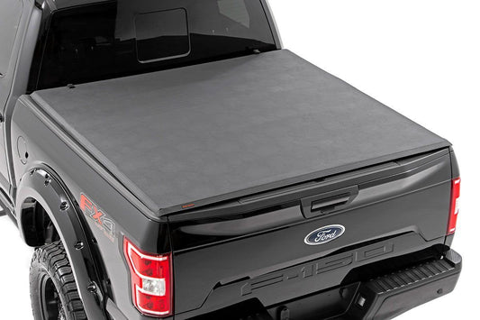 Bed Cover - Tri Fold - Soft - 5'7 In. Bed - Ford F-150 (21-23) F-150 Lightning (22-23)