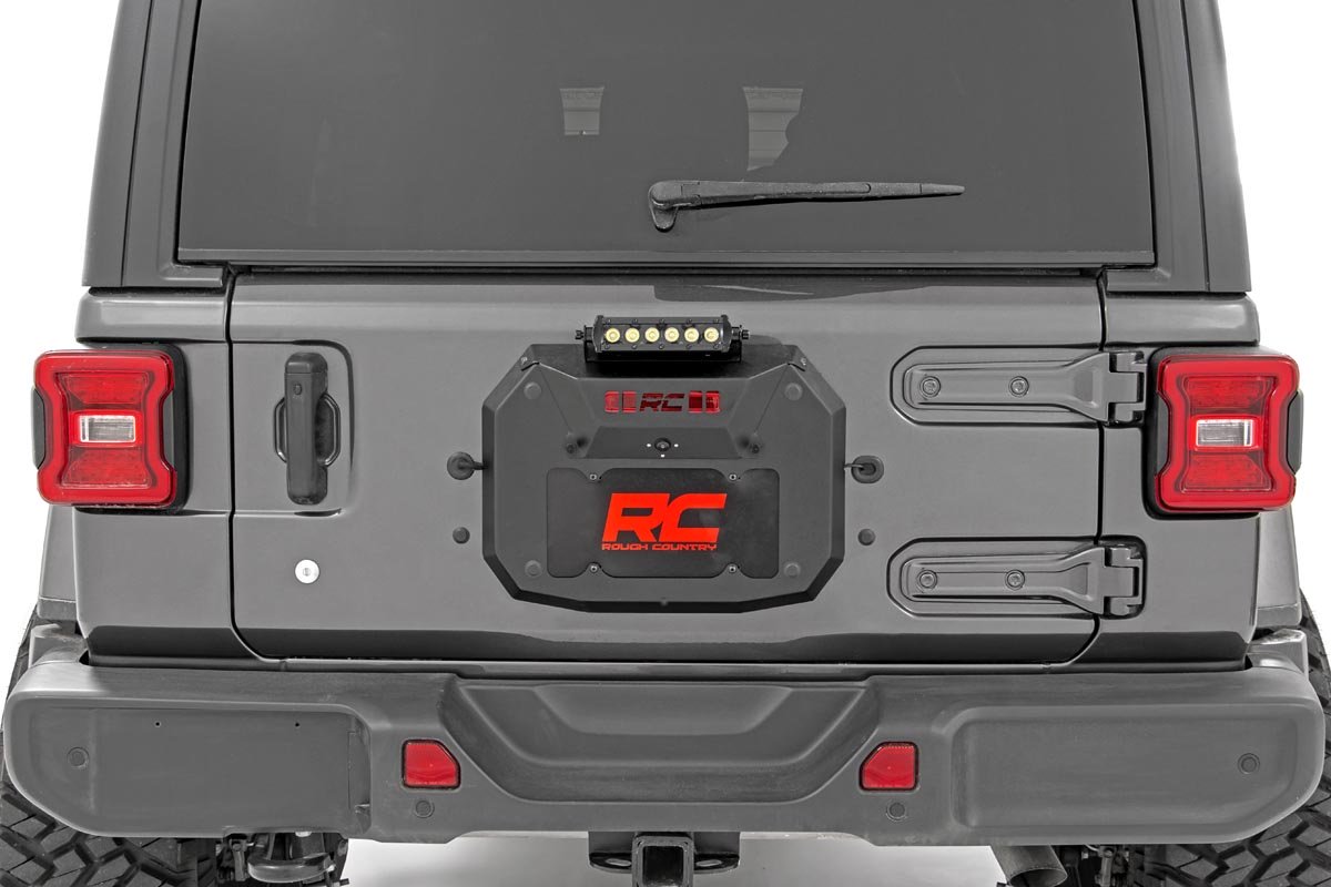 Rough Country Spare Tire Carrier Delete Kit - Jeep Wrangler 4xe (21-23) Wrangler JL (18-23)