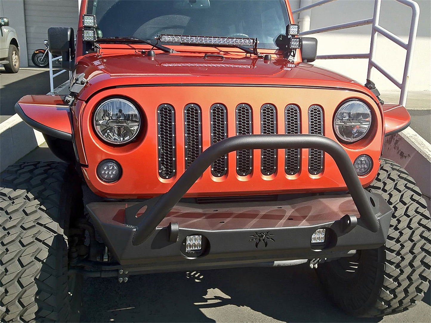RIGID 2007-2015 Jeep JK A-Pillar Mount Fits 4 D-Series Or Radiance LED Lights