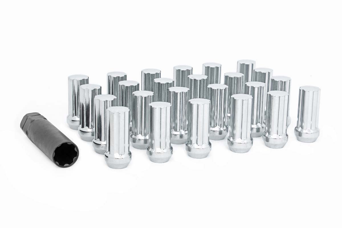 Rough Country M14 X 1.5 Lug Nut Set Of 24 - Chrome