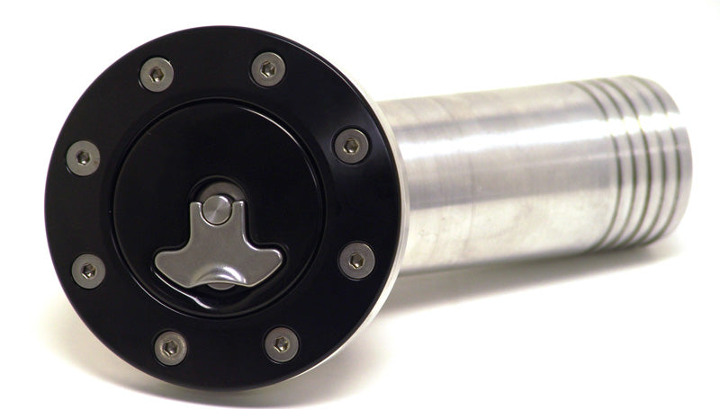 Billet Aluminum Gas Cap For 1967-1968 Camaro Locking Anodized Black.