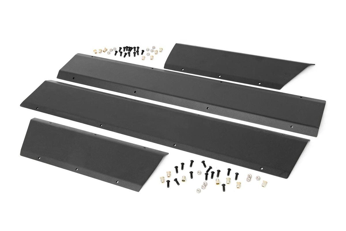 Rough Country Lower Door Armor - 4 Door - Jeep Cherokee XJ 2WD 4WD (1984-2001)