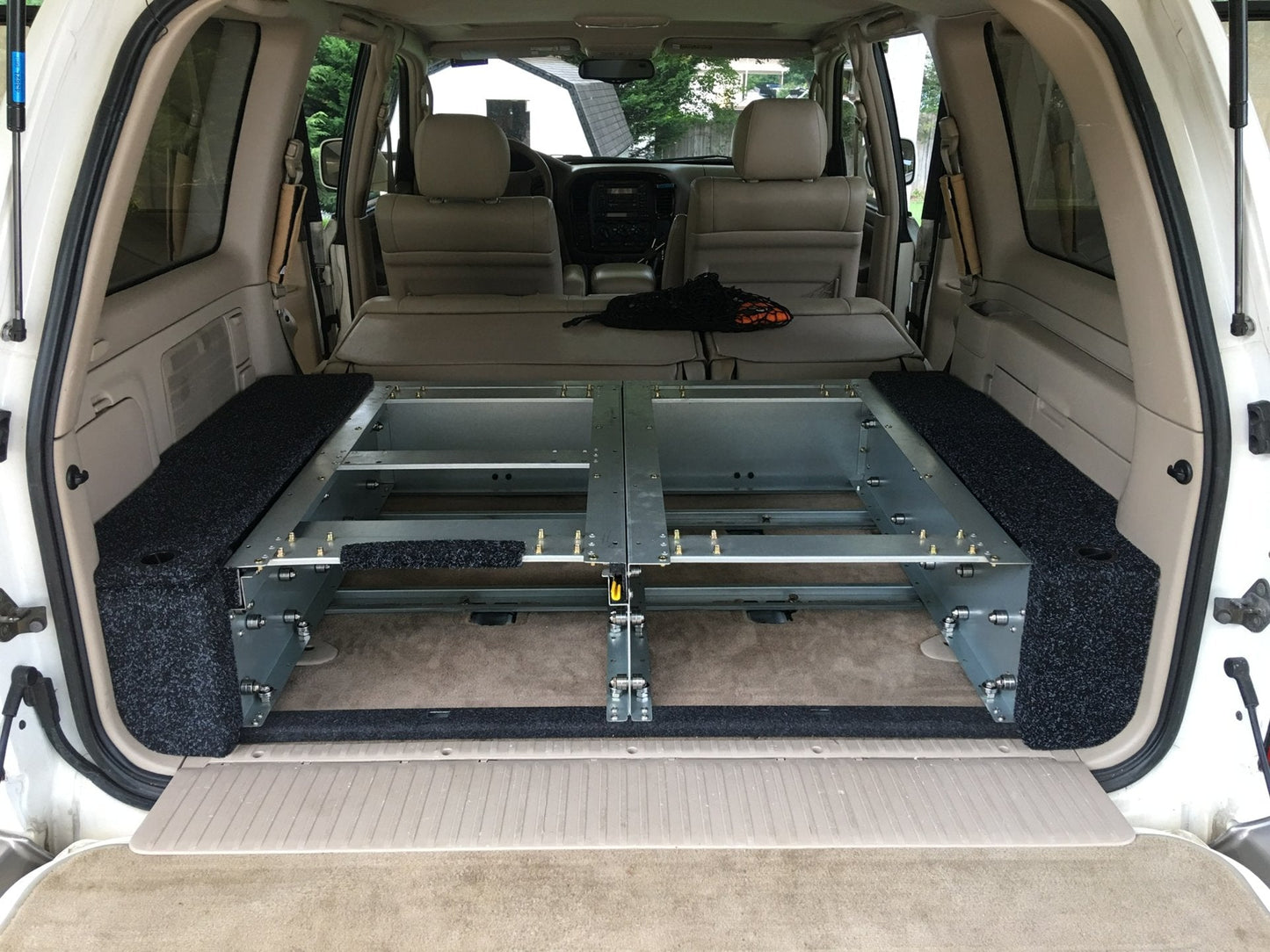 Dobinsons Rear Dual Roller Drawer System for Toyota Land Cruiser 100 Series with rear AC with Fridge Slide (RD80-1000)