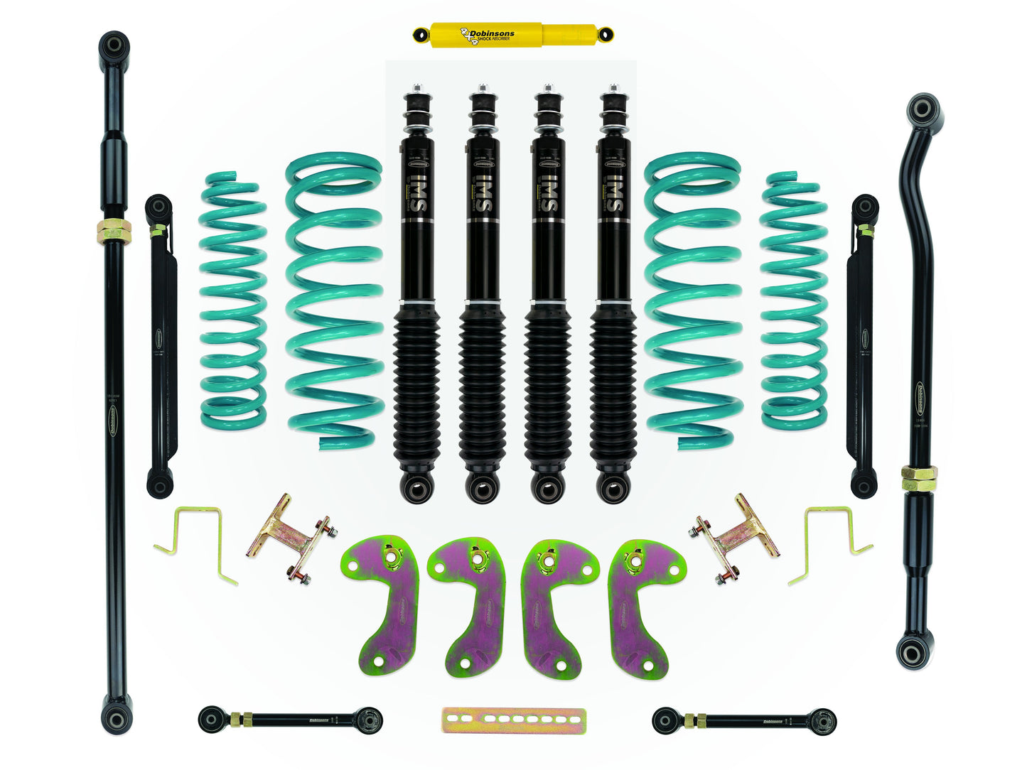 Dobinsons 2.5-3.5" VT-Series Dual Rate Long Travel IMS Lift Kit for Toyota Land Cruiser 80 Series