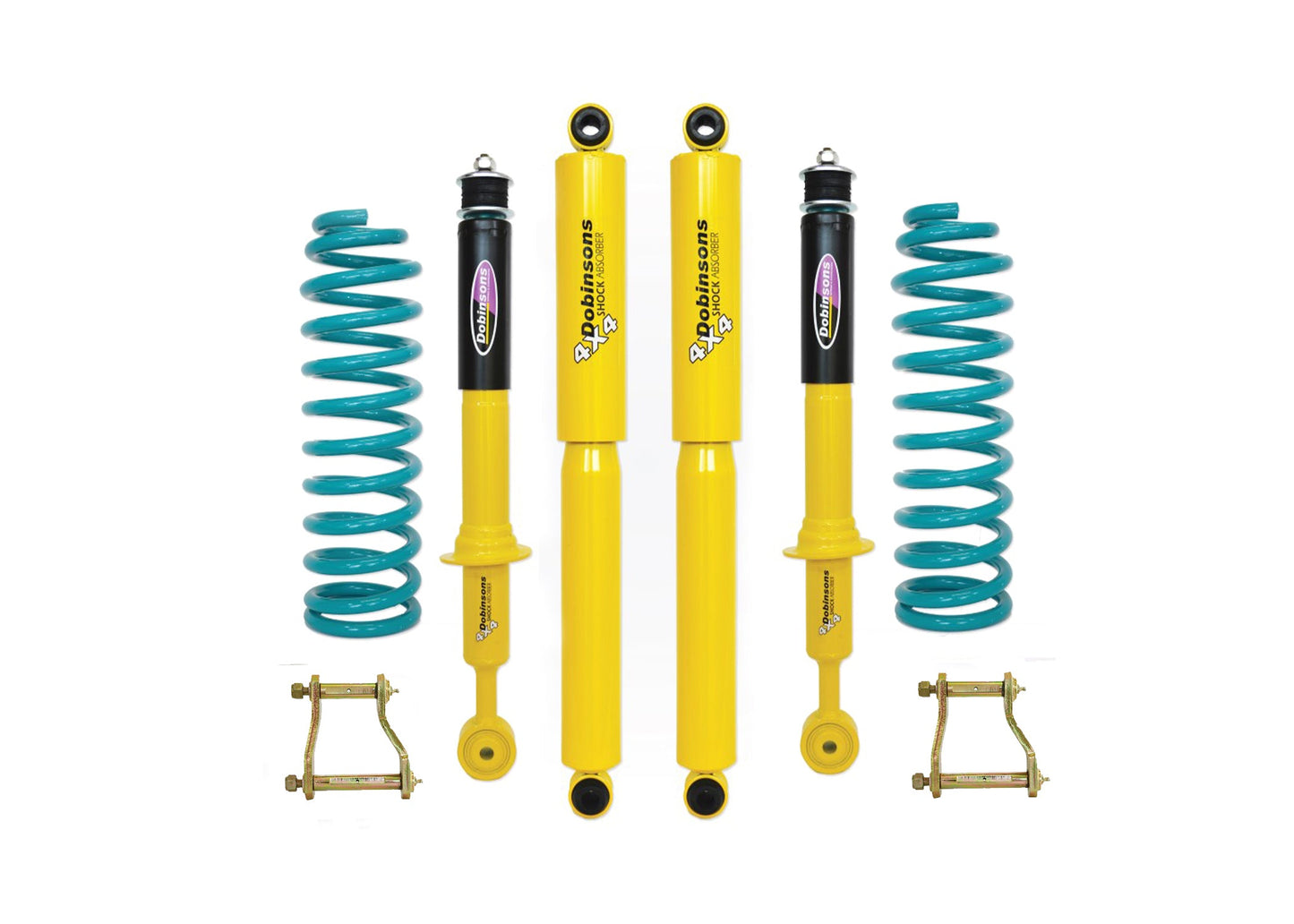 Dobinsons 1.5" to 3.0" Lift Kit for Toyota Hilux Vigo Extra Cab, Dual Cab KUN26 3.0L TD with Extended Rear Shackles