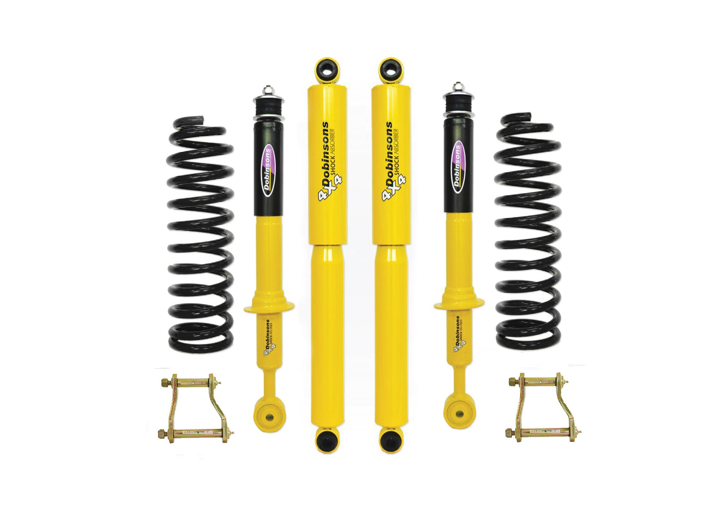 Dobinsons 1.5" to 3.0" Lift Kit for Toyota Hilux Vigo Extra Cab, Dual Cab KUN26 3.0L TD with Extended Rear Shackles