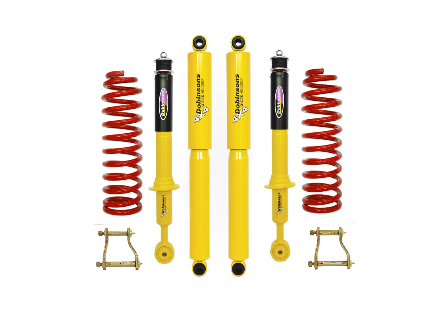 Dobinsons 1.5" to 3.0" Lift Kit for Toyota Hilux Vigo Extra Cab, Dual Cab KUN26 3.0L TD with Extended Rear Shackles