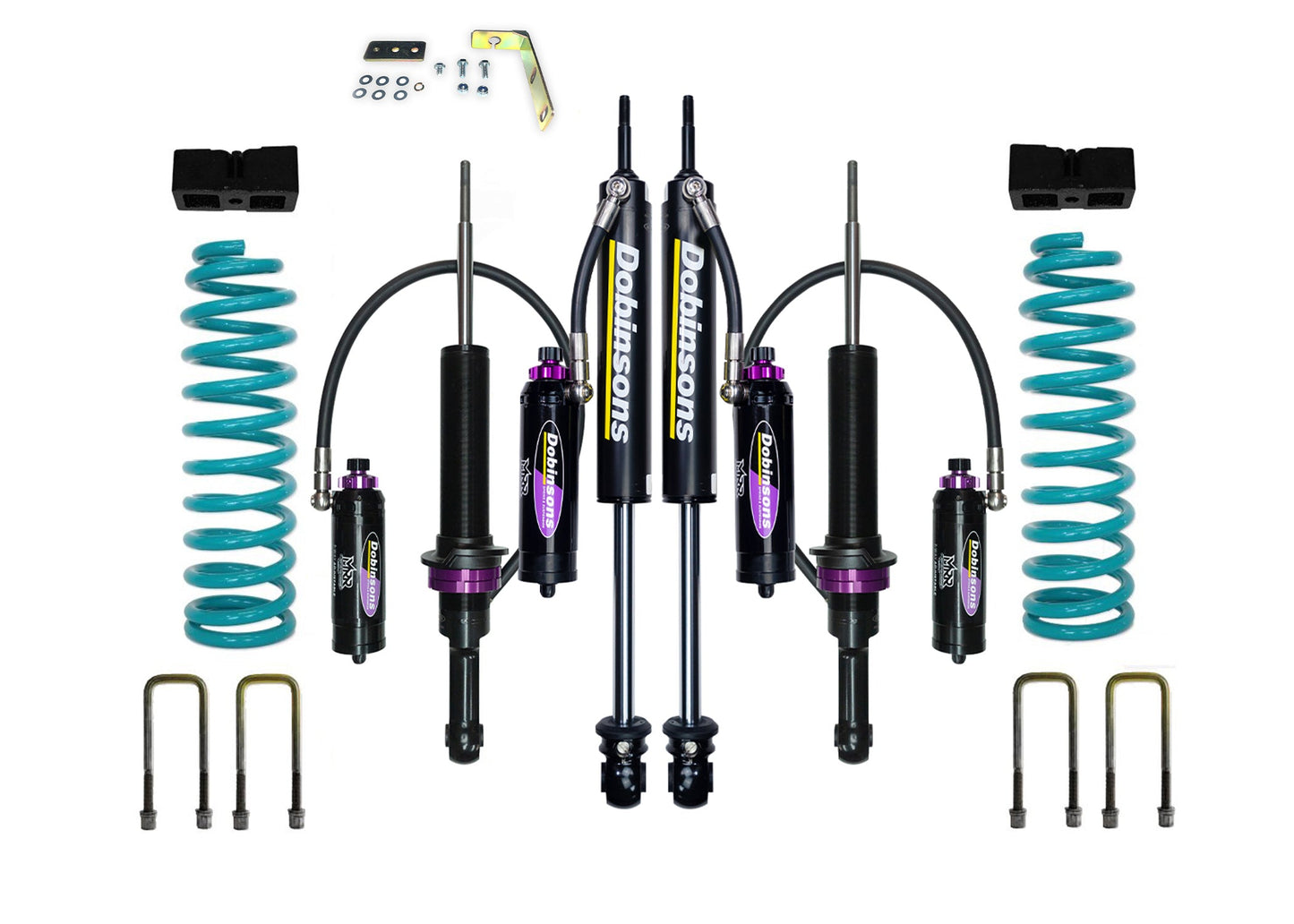 Dobinsons 1.5"-3" MRR 3-Way Adjustable Suspension lift kit with rear Quick Ride Kit for 2020 and Up Isuzu DMax