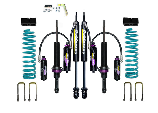 Dobinsons 1.5"-3" MRR 3-Way Adjustable Suspension lift kit with rear Quick Ride Kit for 2020 and Up Isuzu DMax