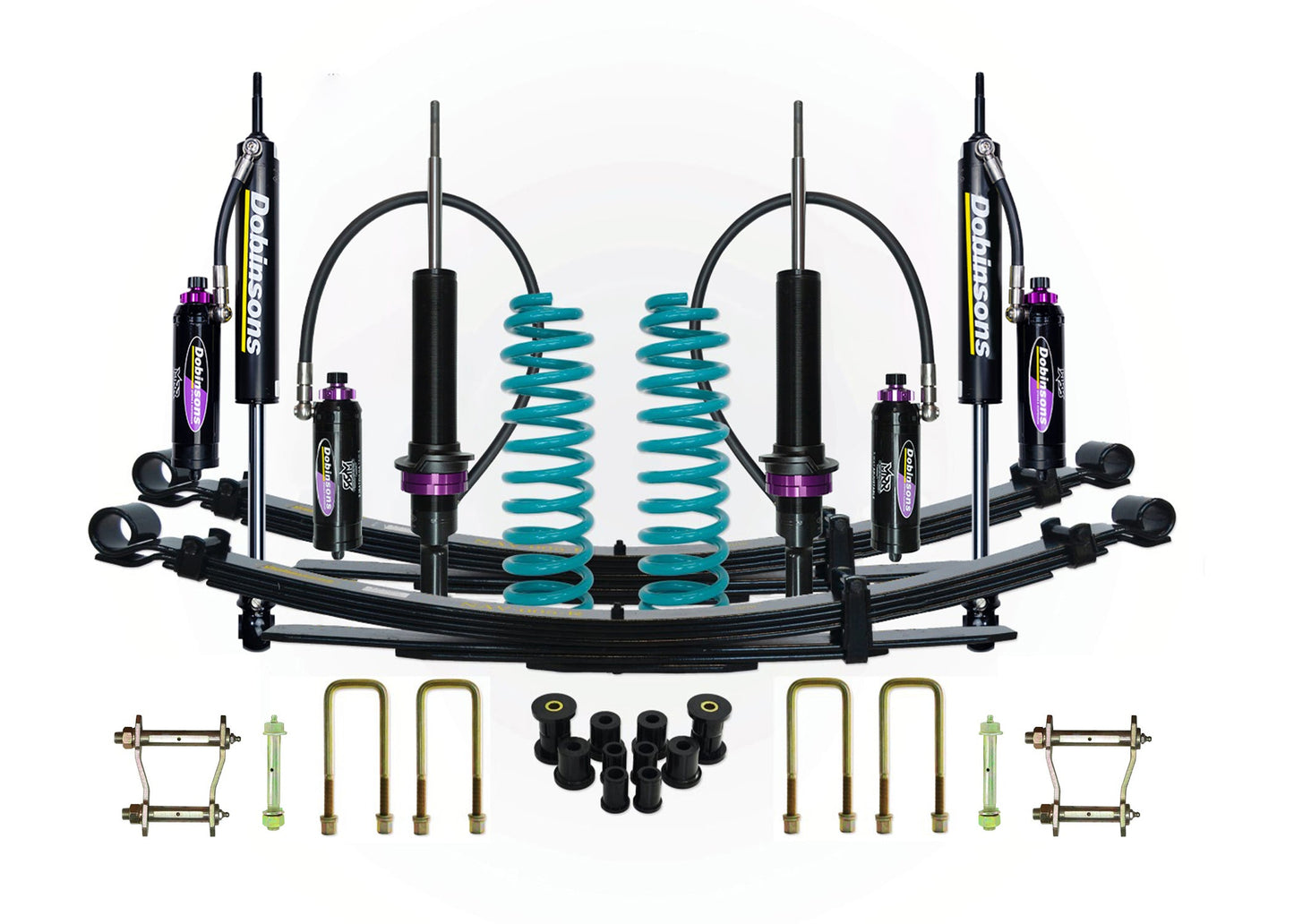 Dobinsons 1.5-3" MRR 3-Way Adjustable Suspension Kit for Ford Ranger 3.2L 4x4 PX / T6 MK1&2 08/2011 to Mid 06/2018 (NON USA)