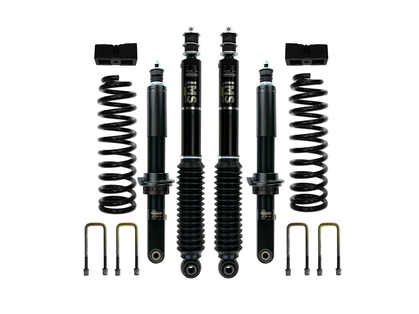 DOBINSONS 1.5" TO 3.0" IMS LIFT KIT FOR TOYOTA HILUX VIGO SINGLE CAB 4.0L V6 PETROL KUN26 3.0L TD WITH QUICK RIDE REAR