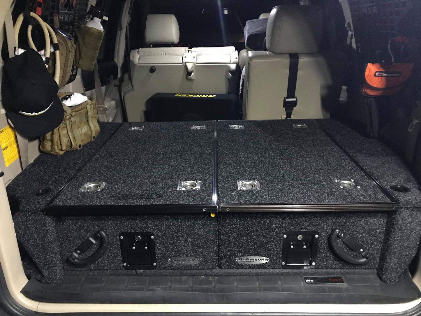 Dobinsons Rear Dual Roller Drawer System for Lexus GX470 & Toyota Prado 120 without rear A/C with Fridge Slide (RD80-1001)