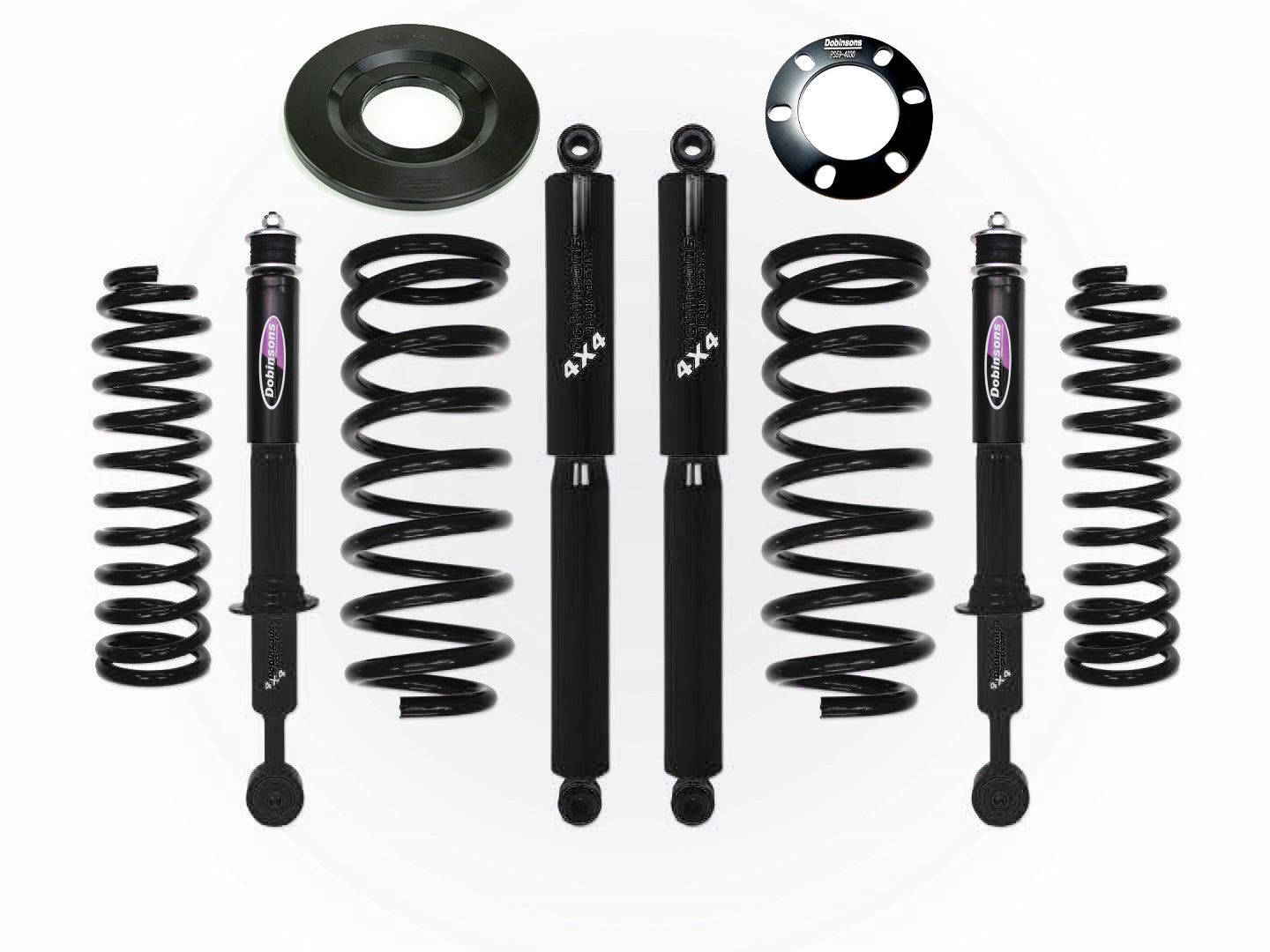 Dobinsons 1" to 3.5" Lift Kit for Toyota LandCruiser Prado 150 2010-20 - W/KDSS