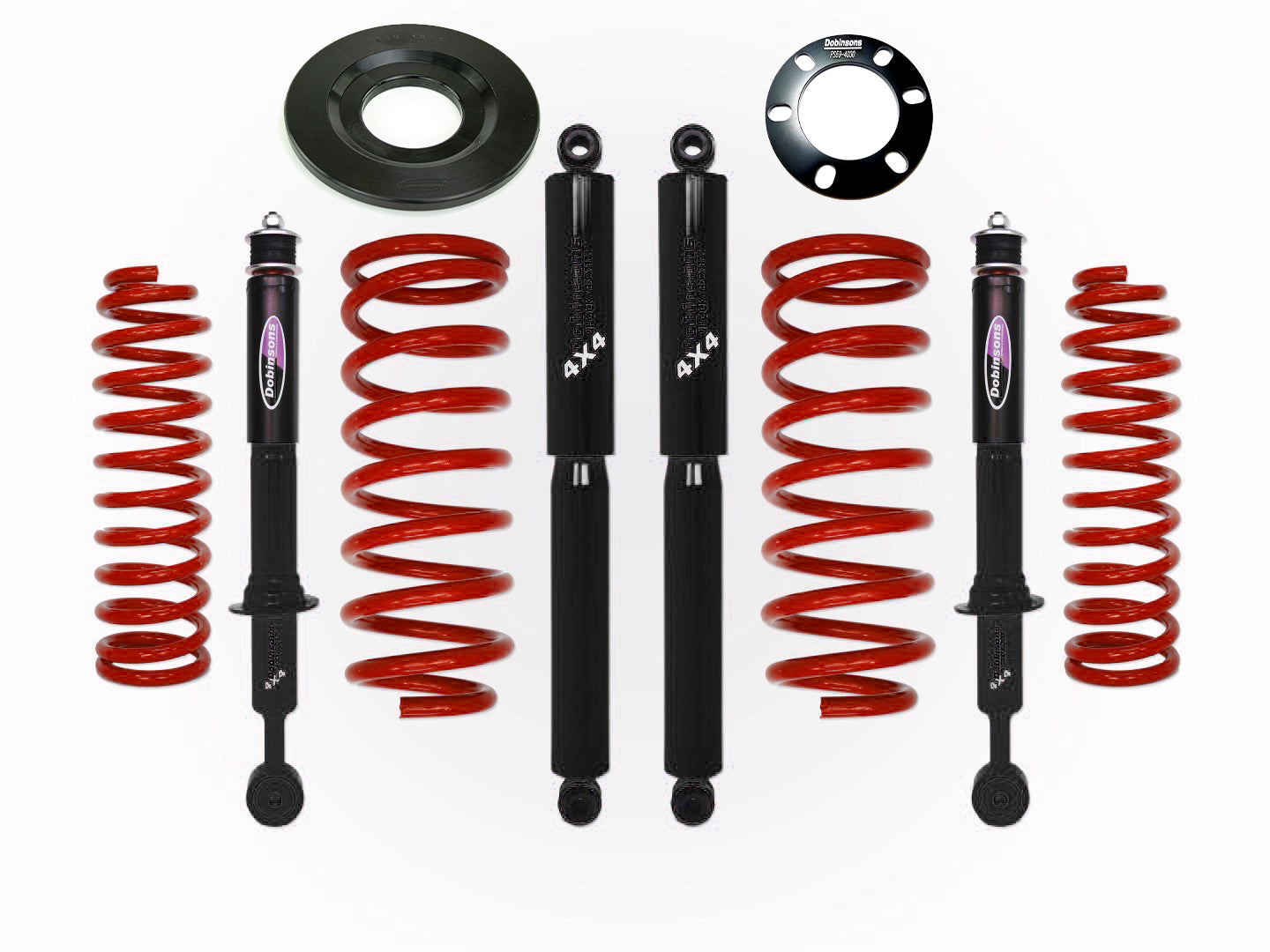 Dobinsons 1" to 3.5" Lift Kit for Toyota LandCruiser Prado 150 2010-20 - W/KDSS
