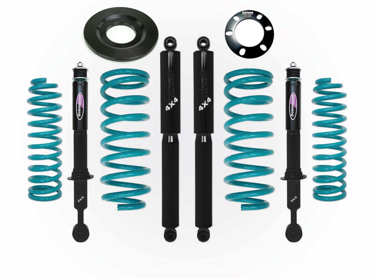 Dobinsons 1" to 3.5" Lift Kit for Toyota LandCruiser Prado 150 2010-20 - W/KDSS