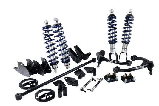 Front And Rear Coil-Over Lowering System For 2019-2024 Ram 1500 4WD.
