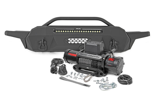 Front Bumper - Hybrid - 20 In. Blk DRL LED - Toyota Tacoma 4WD (2016-2023)