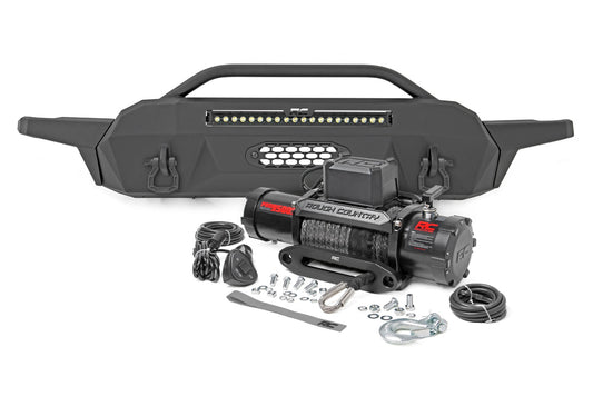 Front Bumper - High Clearance - Hybrid - 20 In. Blk LED - Toyota Tacoma 4WD (2016-2023)