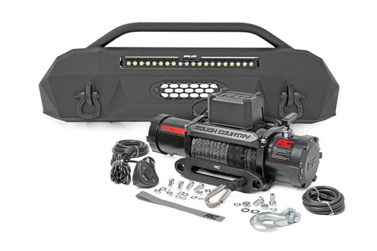 Front Bumper - Hybrid - 20 In. Blk DRL LED - Toyota Tacoma 4WD (2016-2023)
