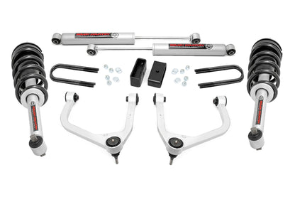 3.5 Inch Lift Kit - N3 Struts - Rear Mono Leaf - Chevy Silverado 1500 (22-24)