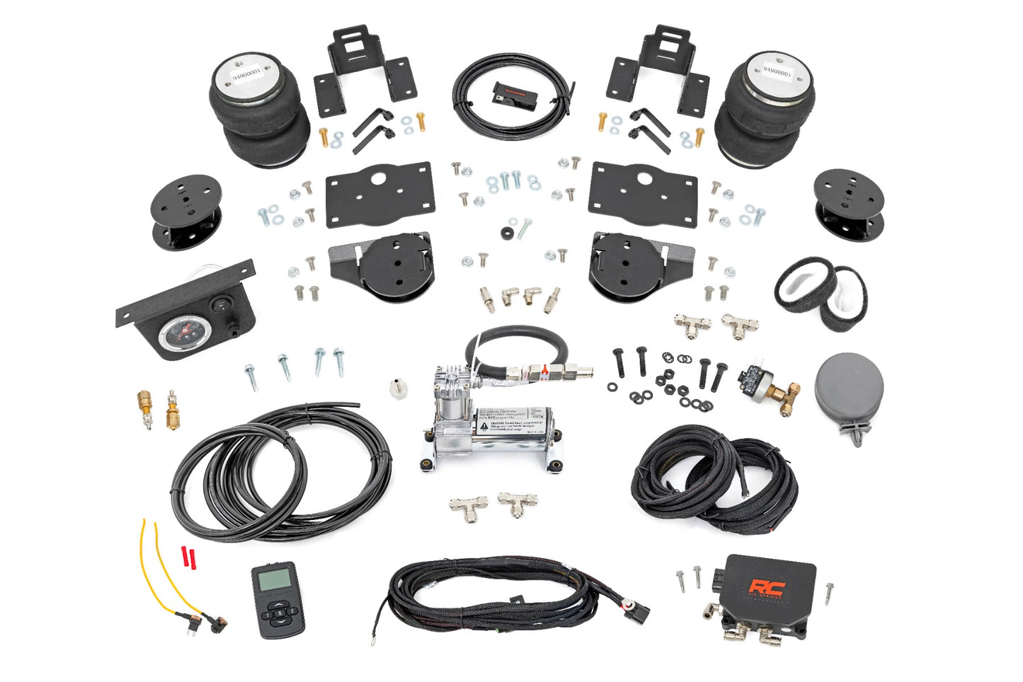 Air Spring Kit W Compressor - Wireless Controller - 4 Inch Lift Kit - Ram 1500 4WD (19-23)