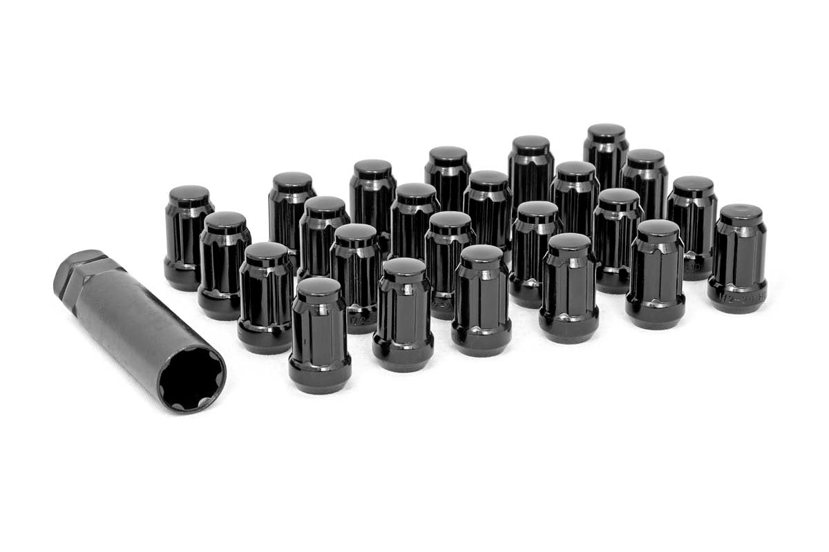 Rough Country 1 2 X 20 Lug Nut Set Of 24 - Black