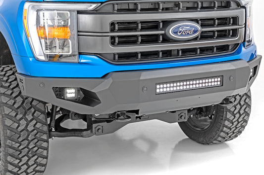 High Clearance Front Bumper - LED Lights & Skid Plate - Ford F-150 (21-23)