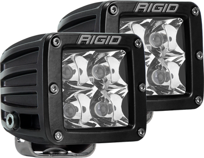 RIGID D-Series PRO LED Light Spot Optic Surface Mount Pair