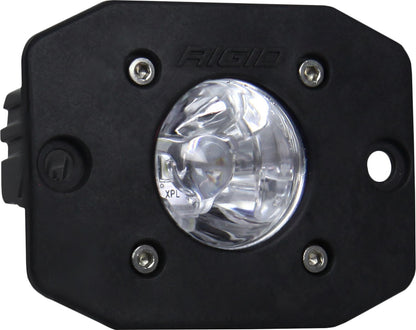 RIGID Ignite LED Light Spot Beam Pattern Flush Mount Black Housing Single