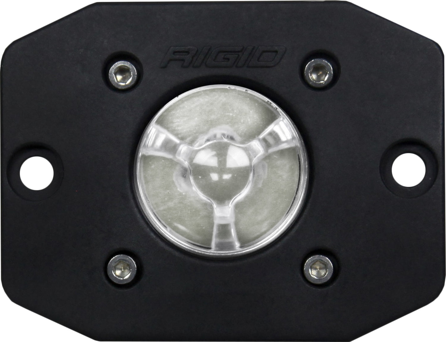 RIGID Ignite LED Light Spot Beam Pattern Flush Mount Black Housing Single